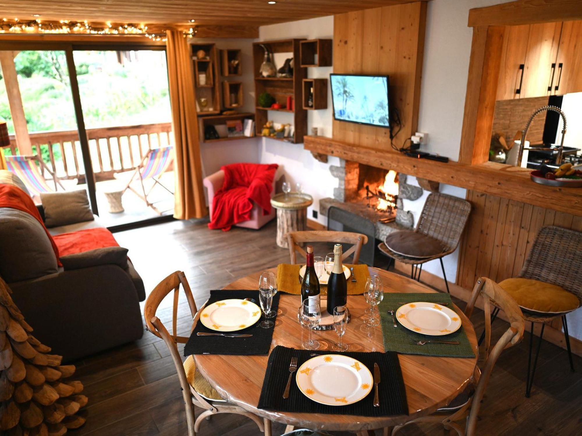 Appartement 2 Chambres Proche Pistes Avec Balcon Et Parking - Fr-1-459-181 La Clusaz Kültér fotó